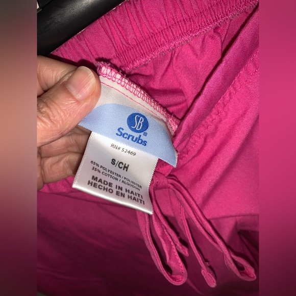 SB Scrubs Pink Drawstring Scrubs - Picture 9 of 9